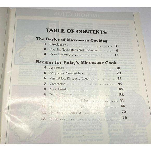 Kenmore Microwave Cooking Recipes Cookbook 1989 Techniques Guide to Use - Picture 2 of 8